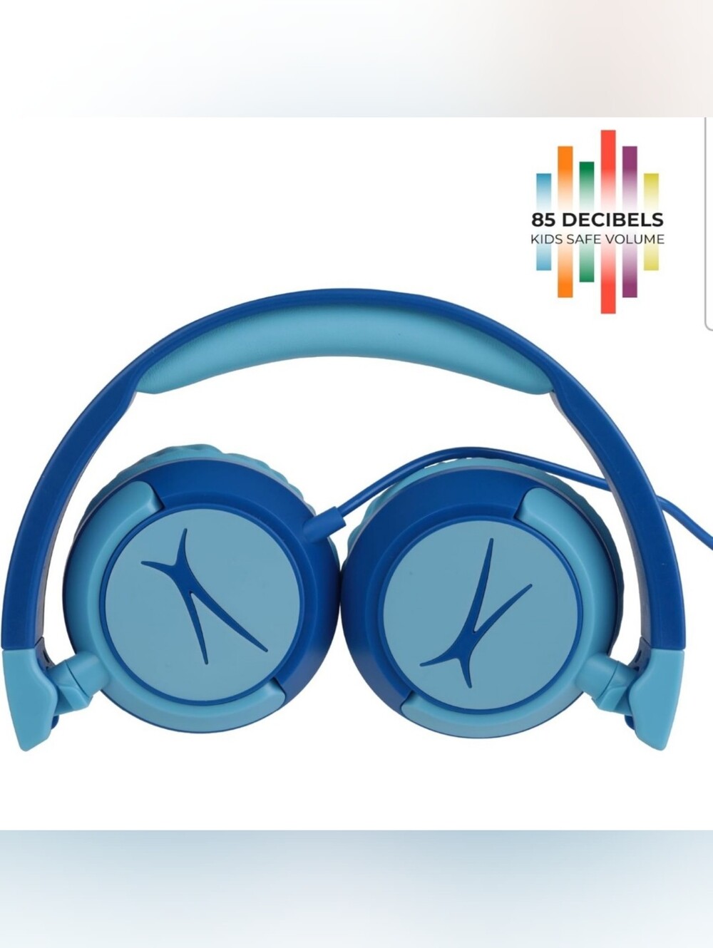 Altec Lansing Bluetooth Over-Ear 2 In 1 Headphones for Kids in Hero Blue NIB